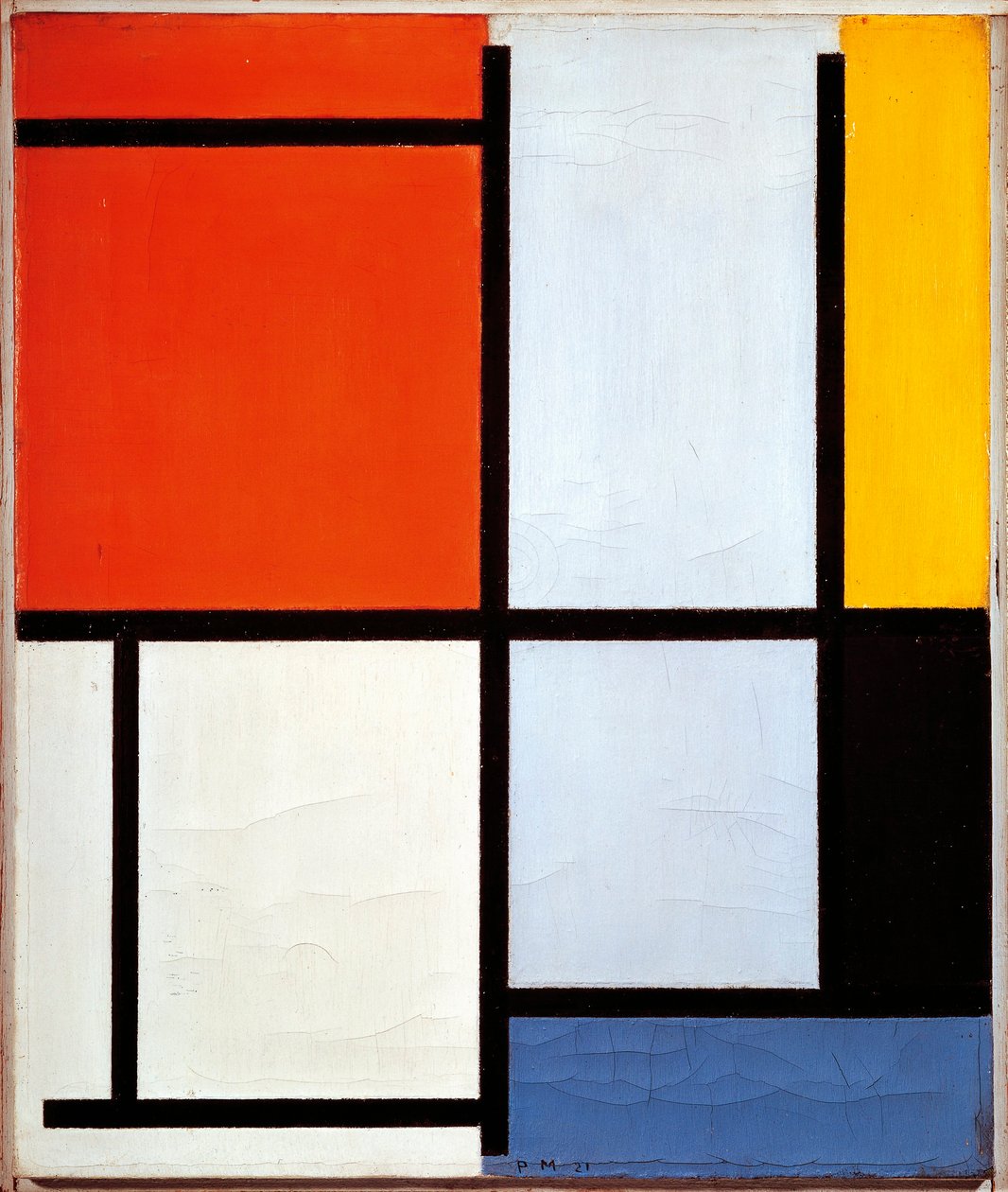 Komposition von Piet Mondrian