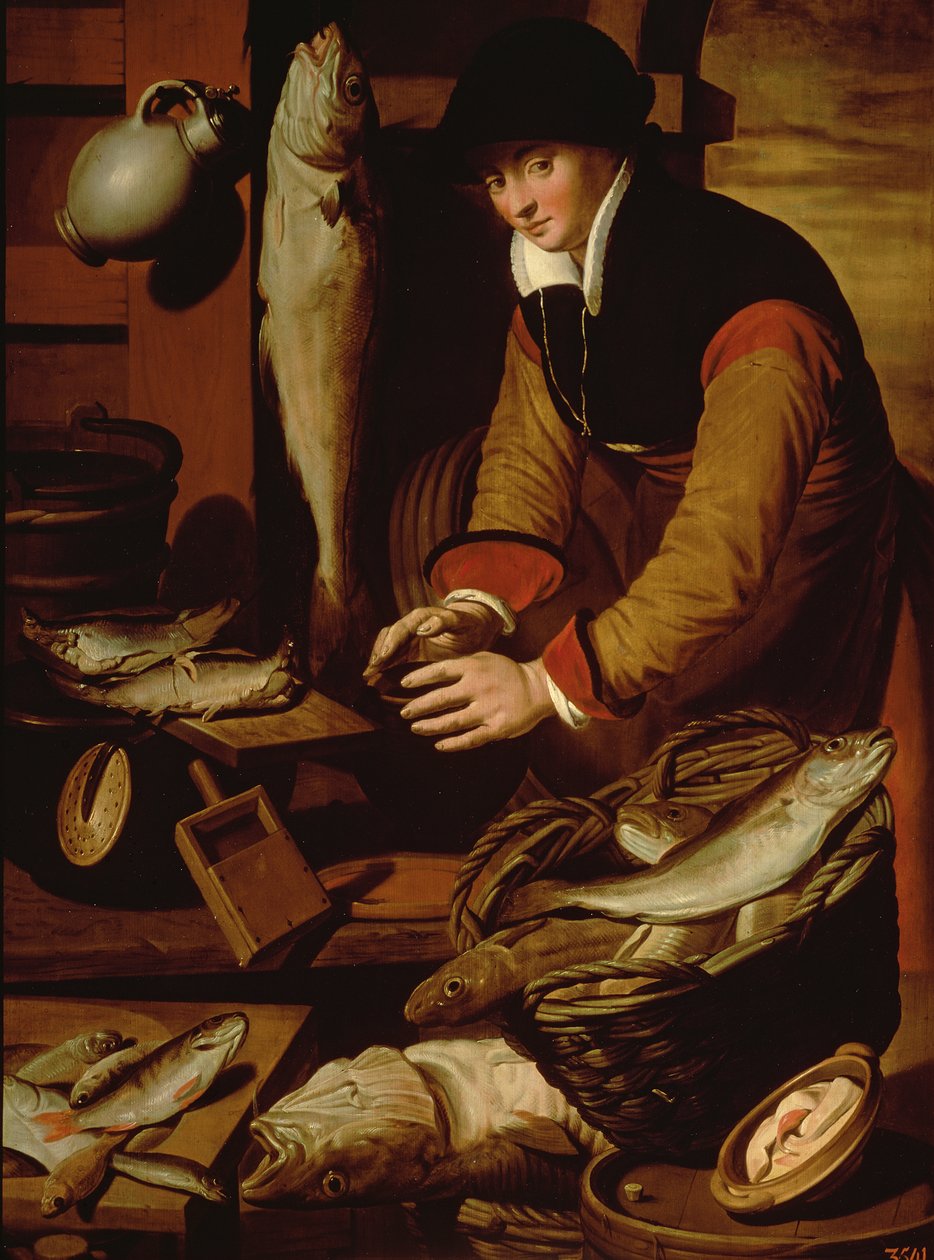 Der Fischverkäufer von Pieter Aertsen