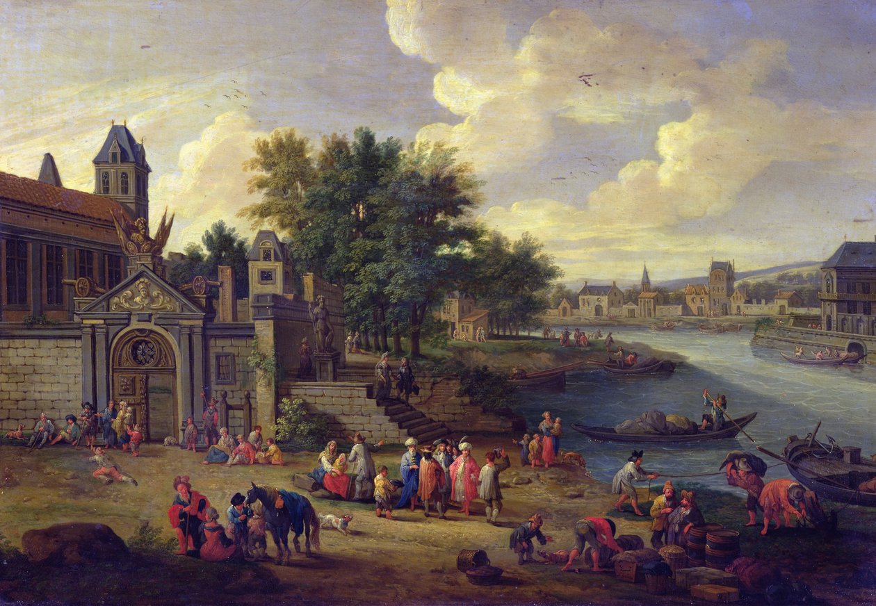 Ansicht der Werft, ca. 1680 von Pieter Bouts