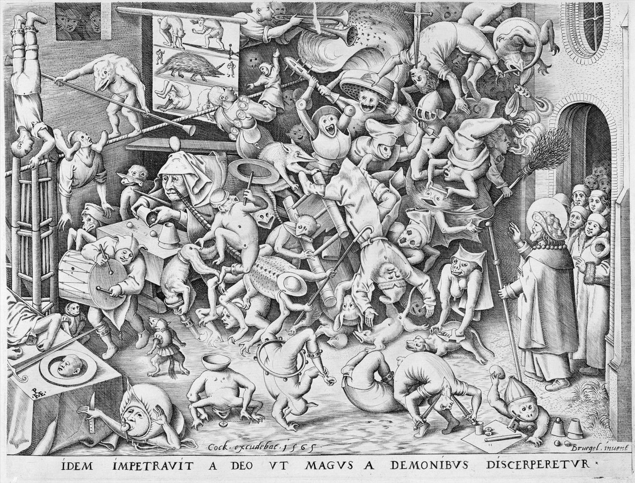 Der Fall des Magiers von Pieter Bruegel the Elder