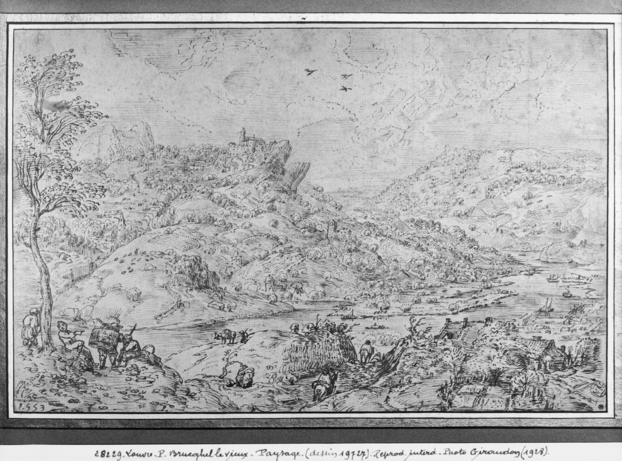 Landschaft, 1553 von Pieter Bruegel the Elder