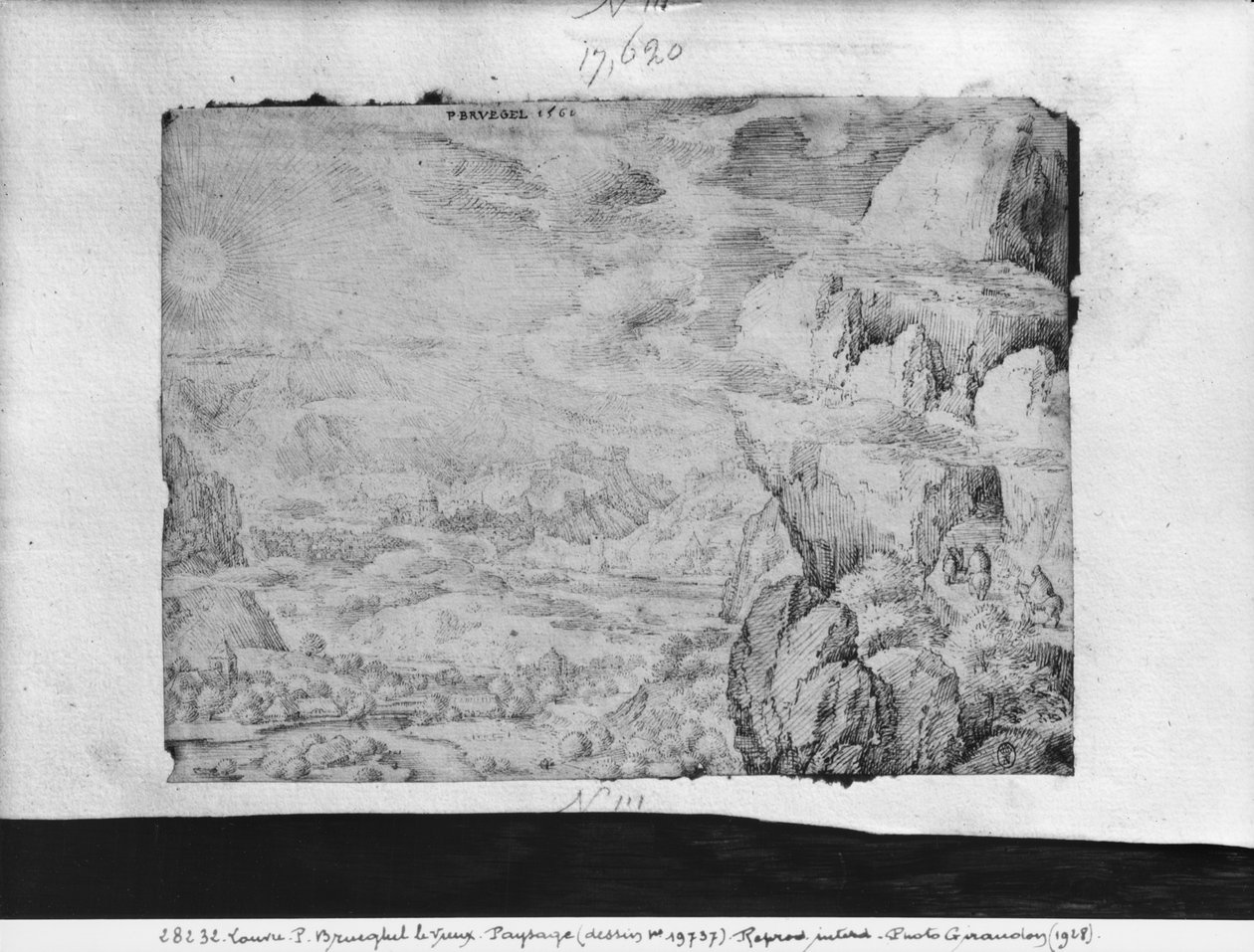 Landschaft, 1560 von Pieter Bruegel the Elder