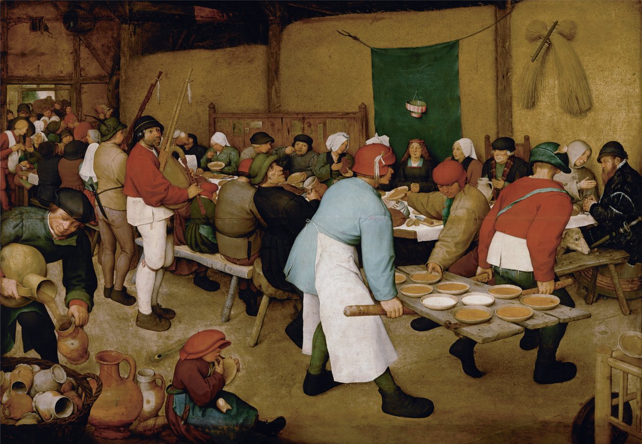 Bauernhochzeit von Pieter Bruegel the Elder