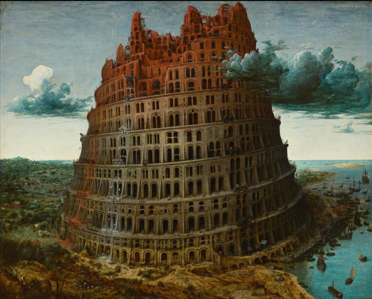 Der Turm von Babel (Rotterdam) von Pieter Bruegel the Elder