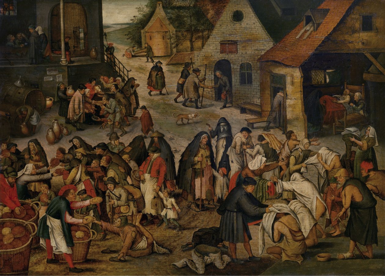 Die Werke der Barmherzigkeit von Pieter Brueghel the Younger