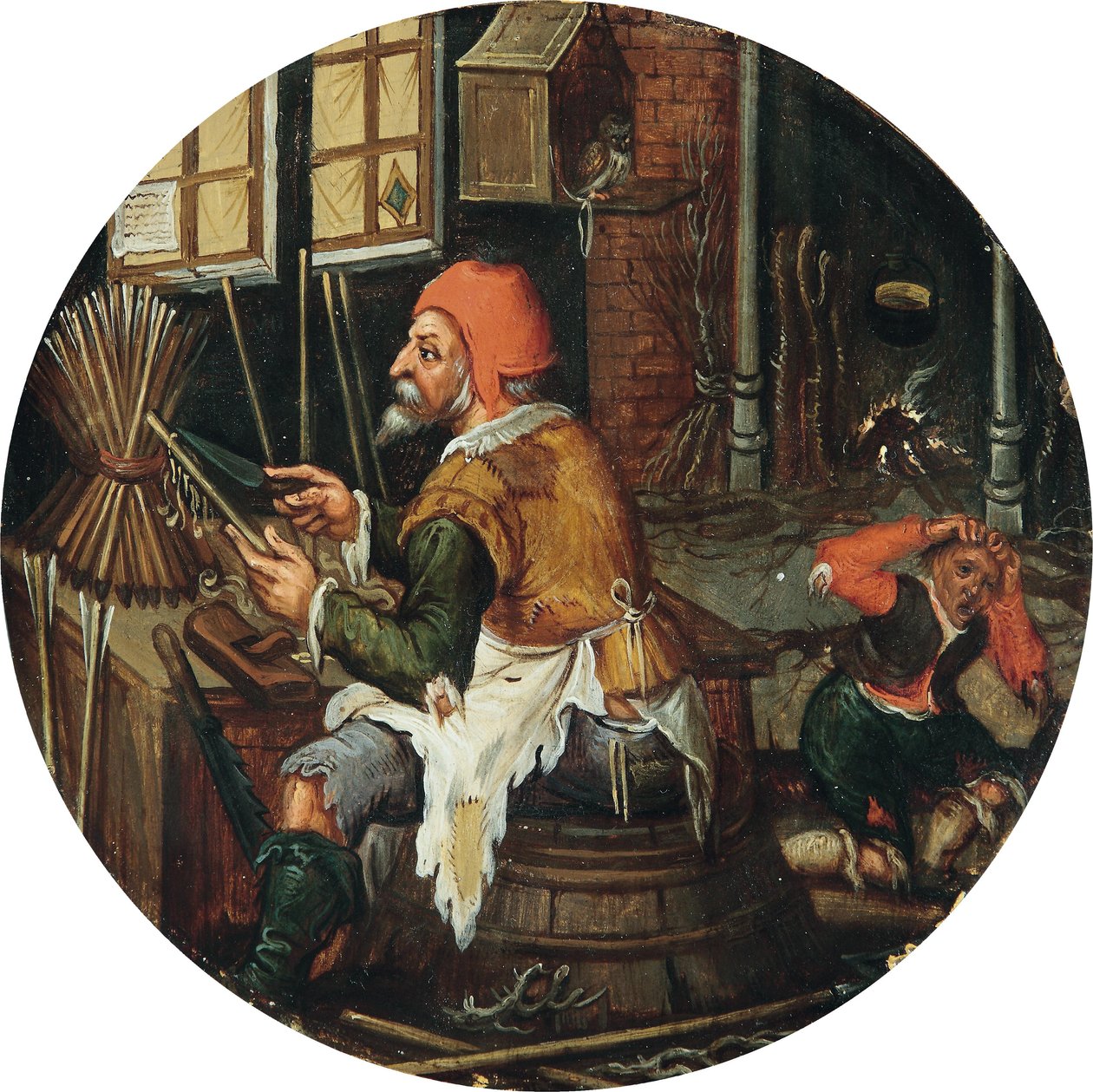 Pfeilschnitzer von Pieter Brueghel the Younger