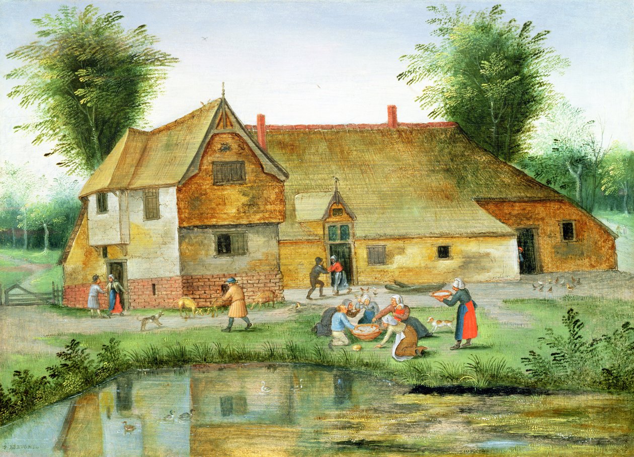 Das Mahl des Bauern von Pieter Brueghel the Younger