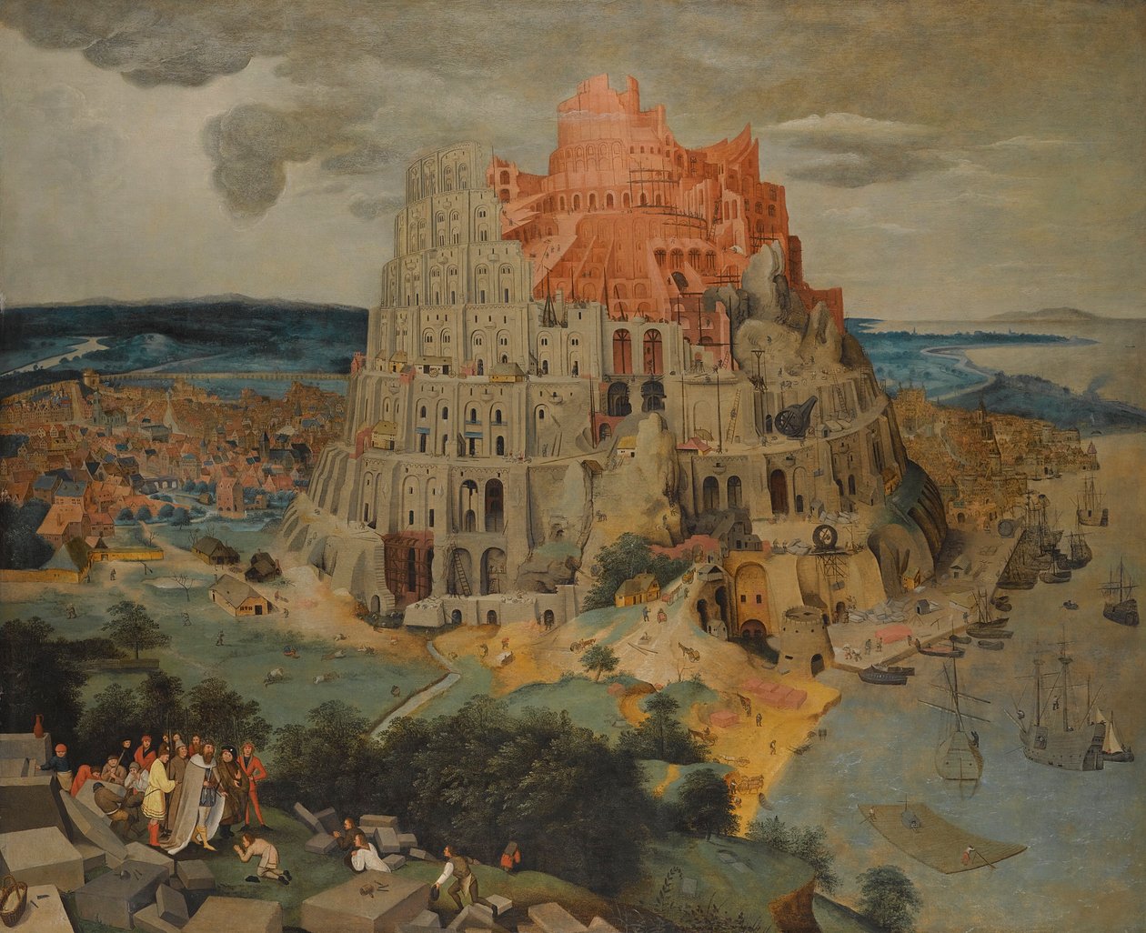 Der Turm von Babel von Pieter Brueghel the Younger