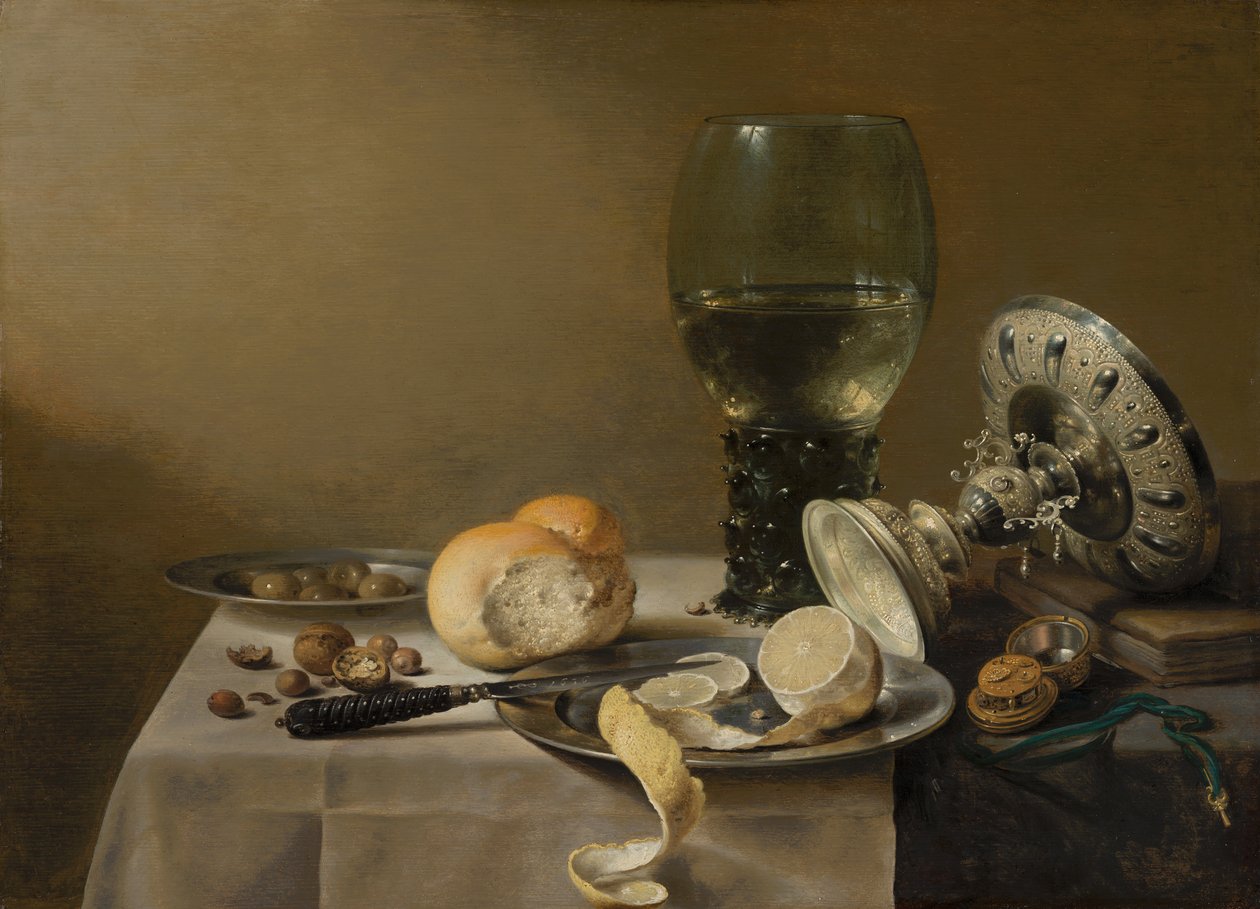 Stillleben mit Tazza von Pieter Claesz