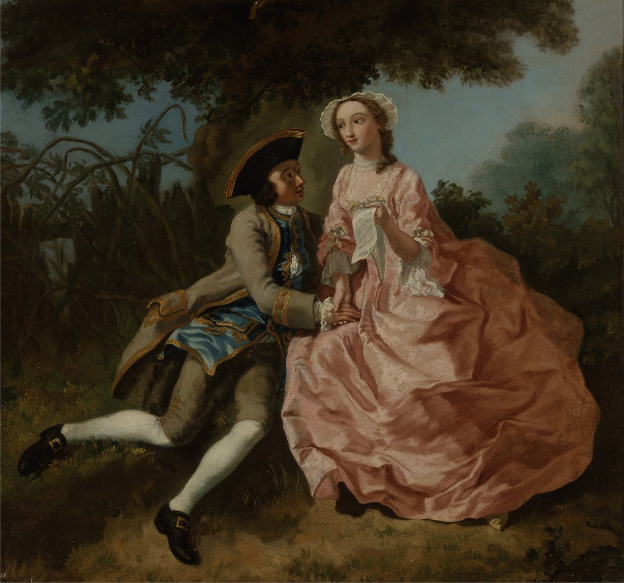 Liebende in einer Landschaft von Pieter Jan van Reysschoot