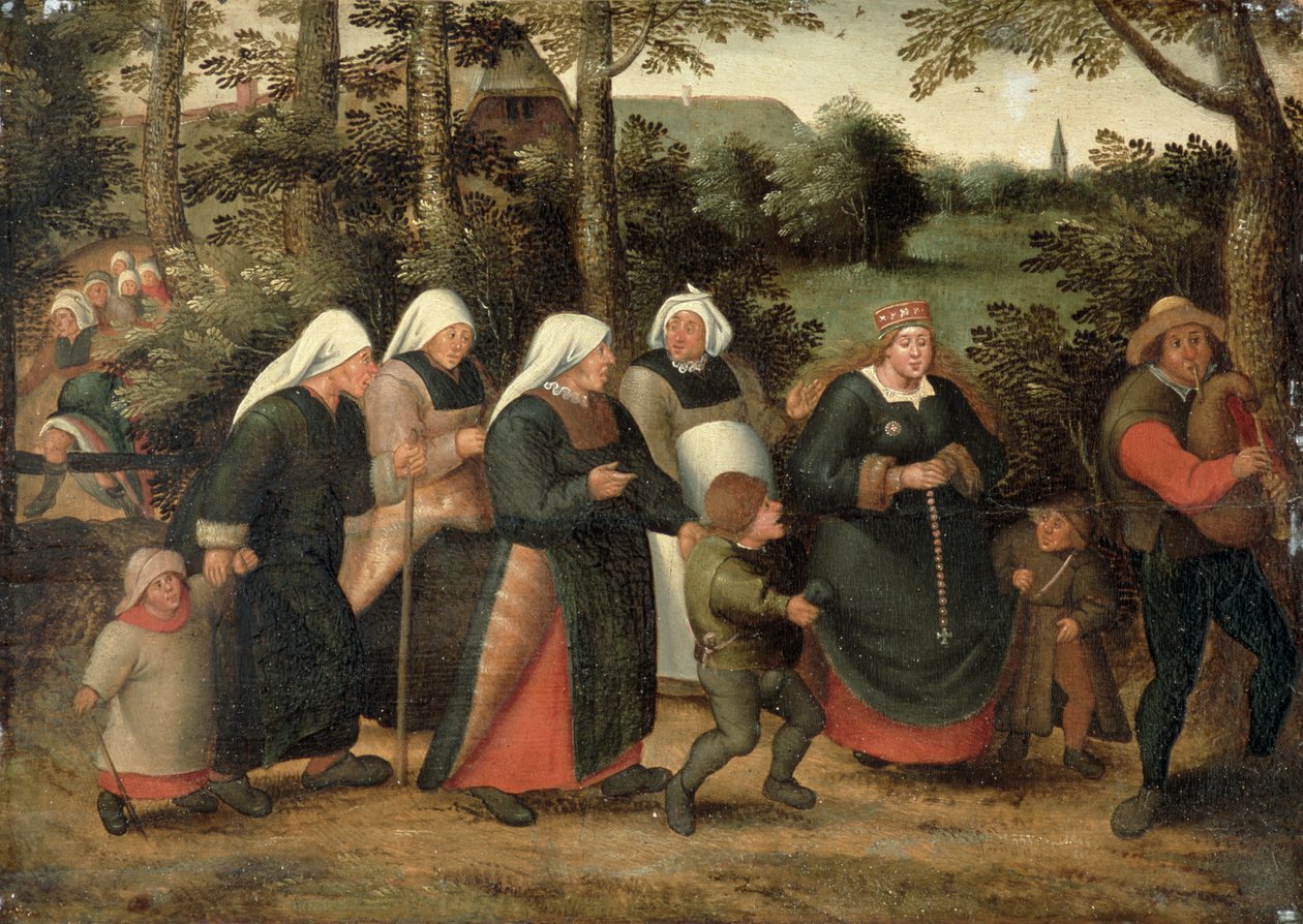 Der Brautzug von Pieter Brueghel the Younger