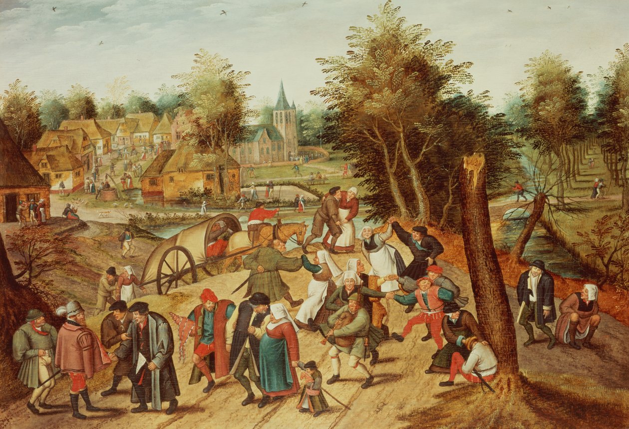 Die Rückkehr von der Kirmes von Pieter Brueghel the Younger