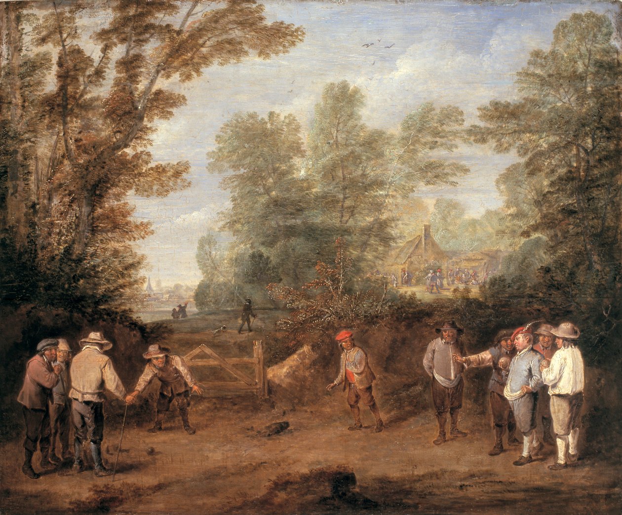 Ein Spiel von Bowls von Pieter Angillis