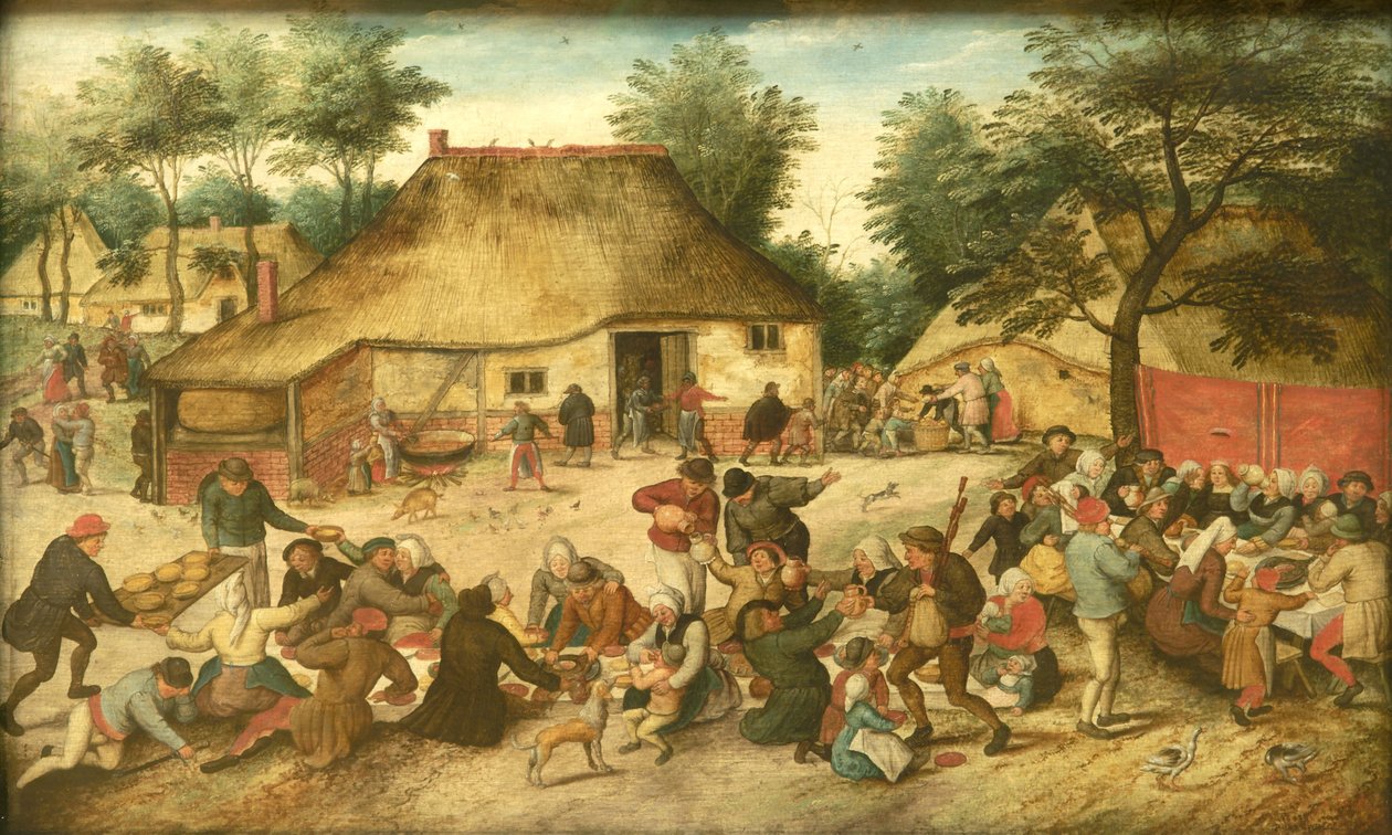 Die Bauernhochzeit von Pieter Brueghel the Younger