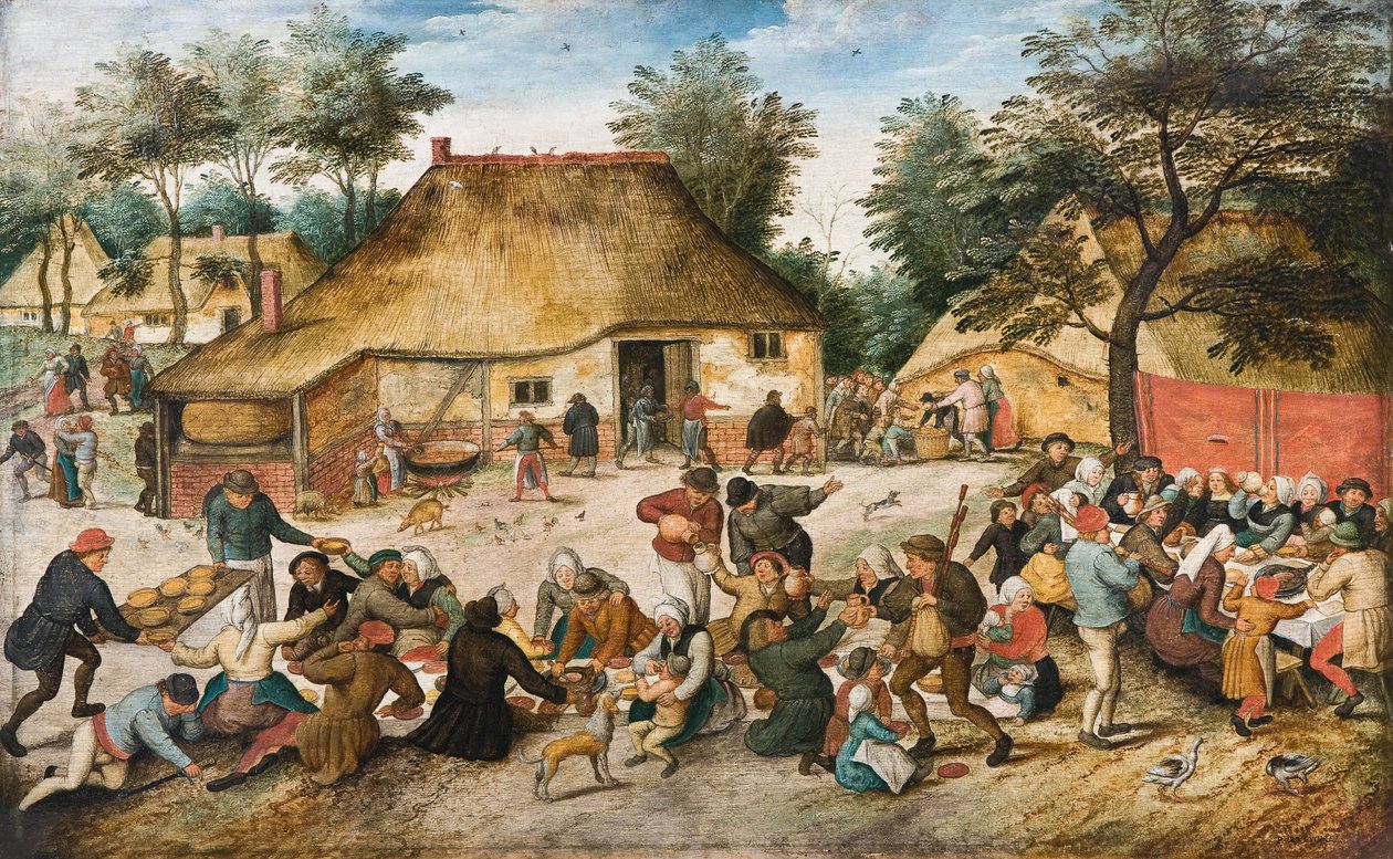 Die Bauernhochzeit von Pieter Brueghel the Younger