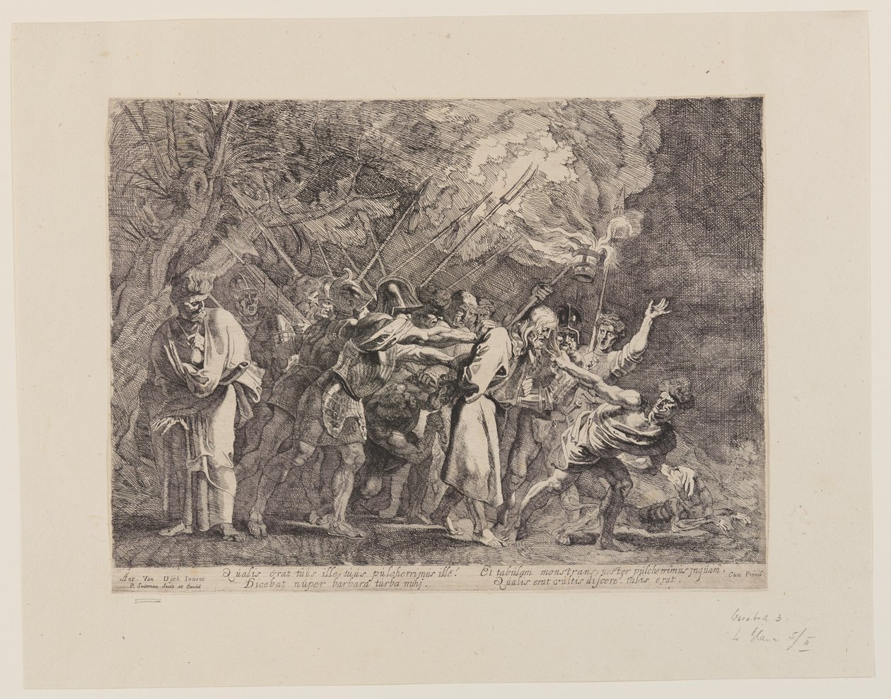 Christus Gefangen von Pieter Claesz. Soutman