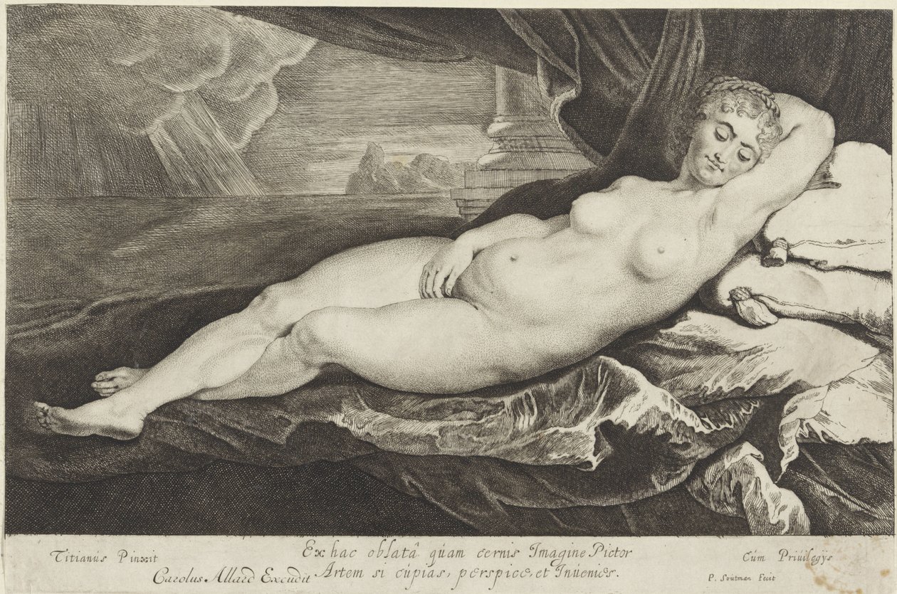 Venus von Danae von Pieter Claesz. Soutman