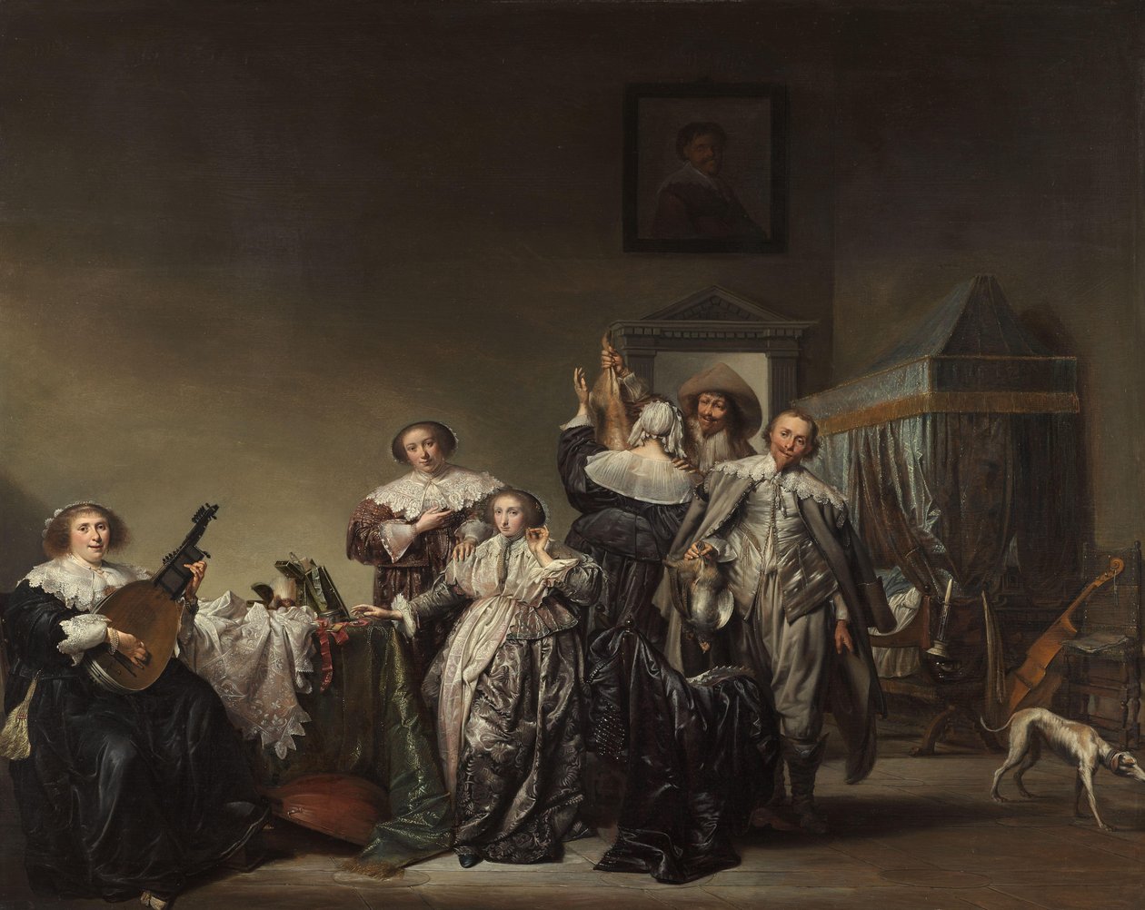 Galante Gesellschaft von Pieter Codde