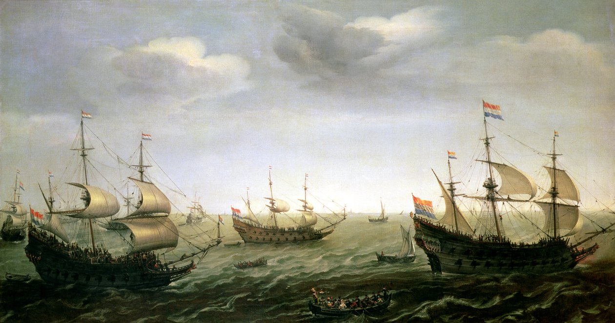Houtmans Flotte von Pieter Cornelisz. Verbeeck