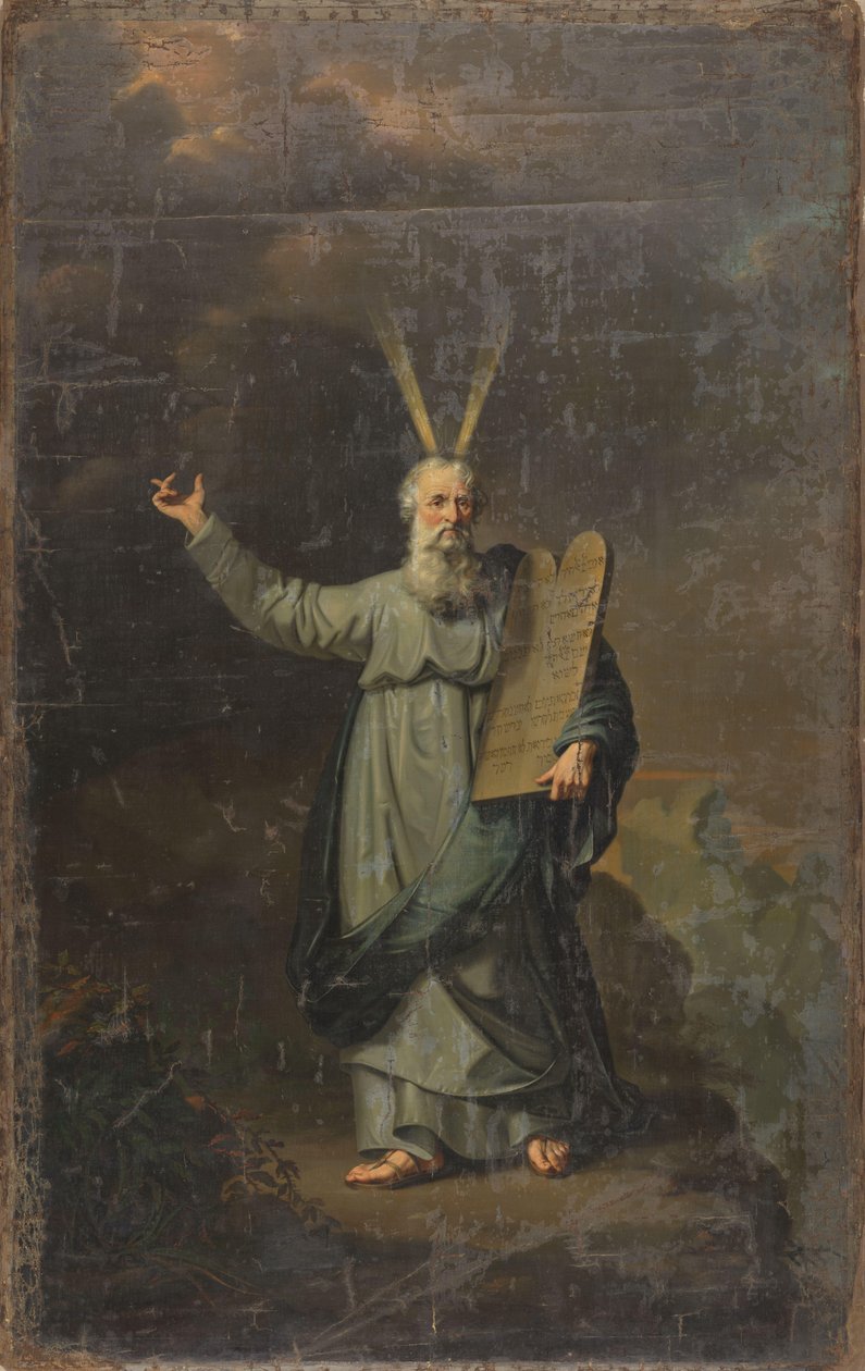 Moses mit den Gesetzestafeln von Pieter Gaal