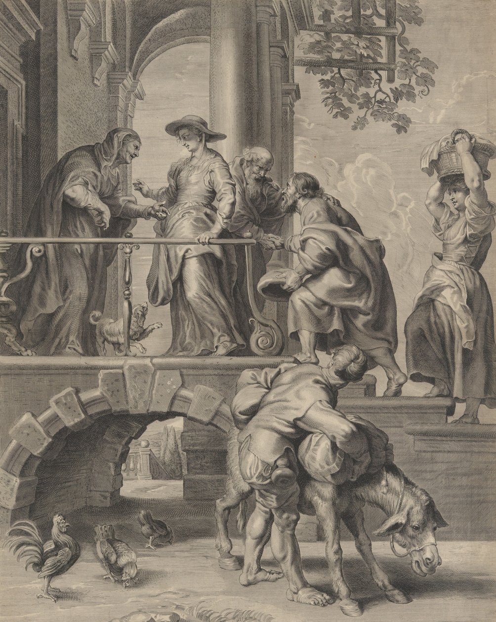 Die Heimsuchung, 1625-74 von Pieter de Jode II