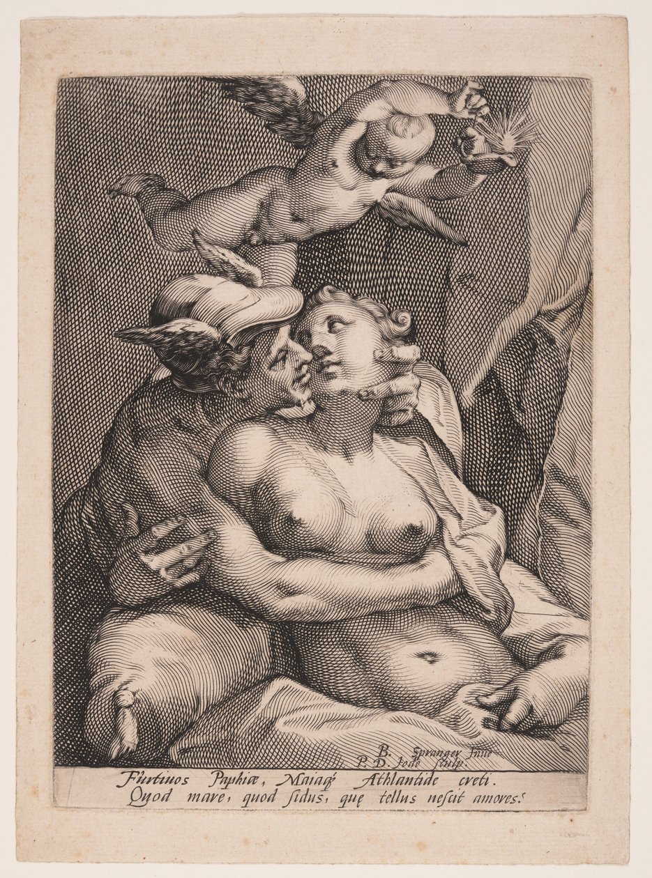 Merkur, Venus und Amor von Pieter de Jode I