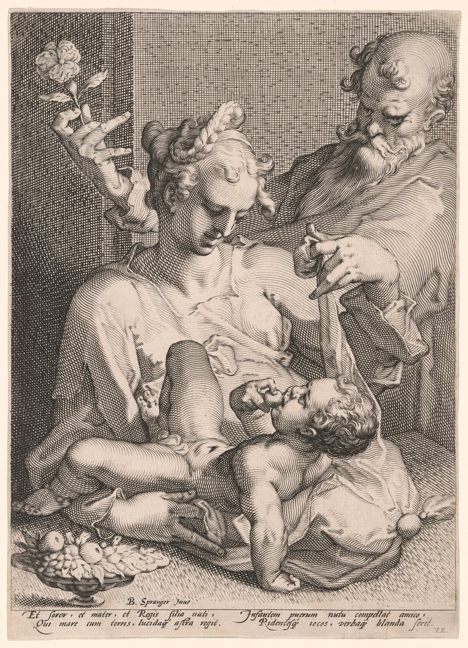 Die Heilige Familie von Pieter de Jode I