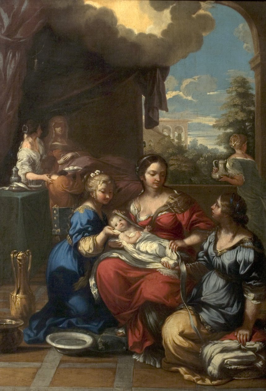 Die Geburt der Jungfrau von Pietro da Cortona