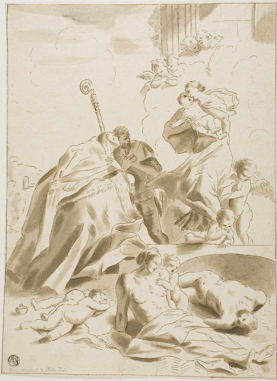 Verdammung der Häresie von Pietro Testa