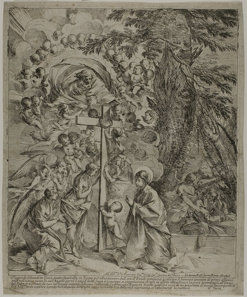 Der Traum des Heiligen Josef von Pietro Testa