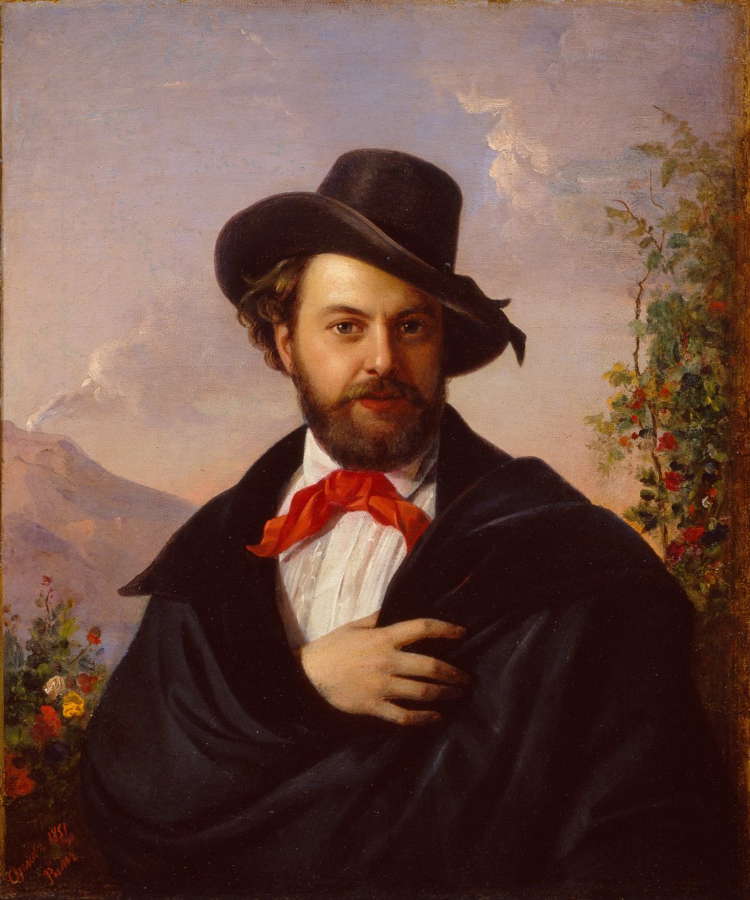 Selbstporträt von Pimen Nikitich Orlov