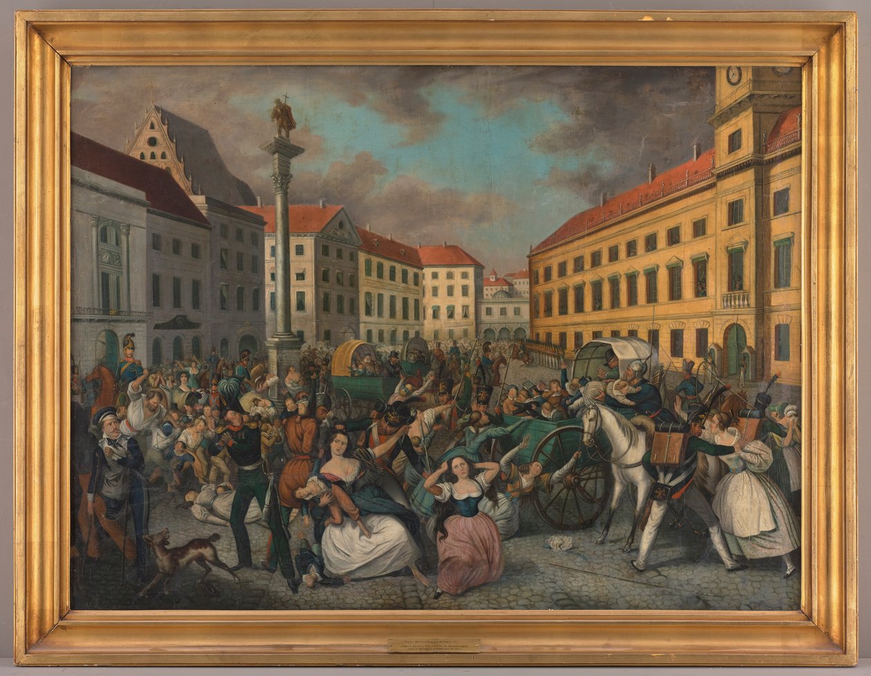 Entführung polnischer Kinder in Warschau durch Russen von Piotr Michalczewski