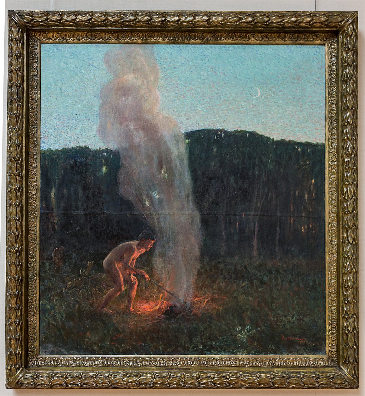 Die Rauchsäule von Plinio Nomellini