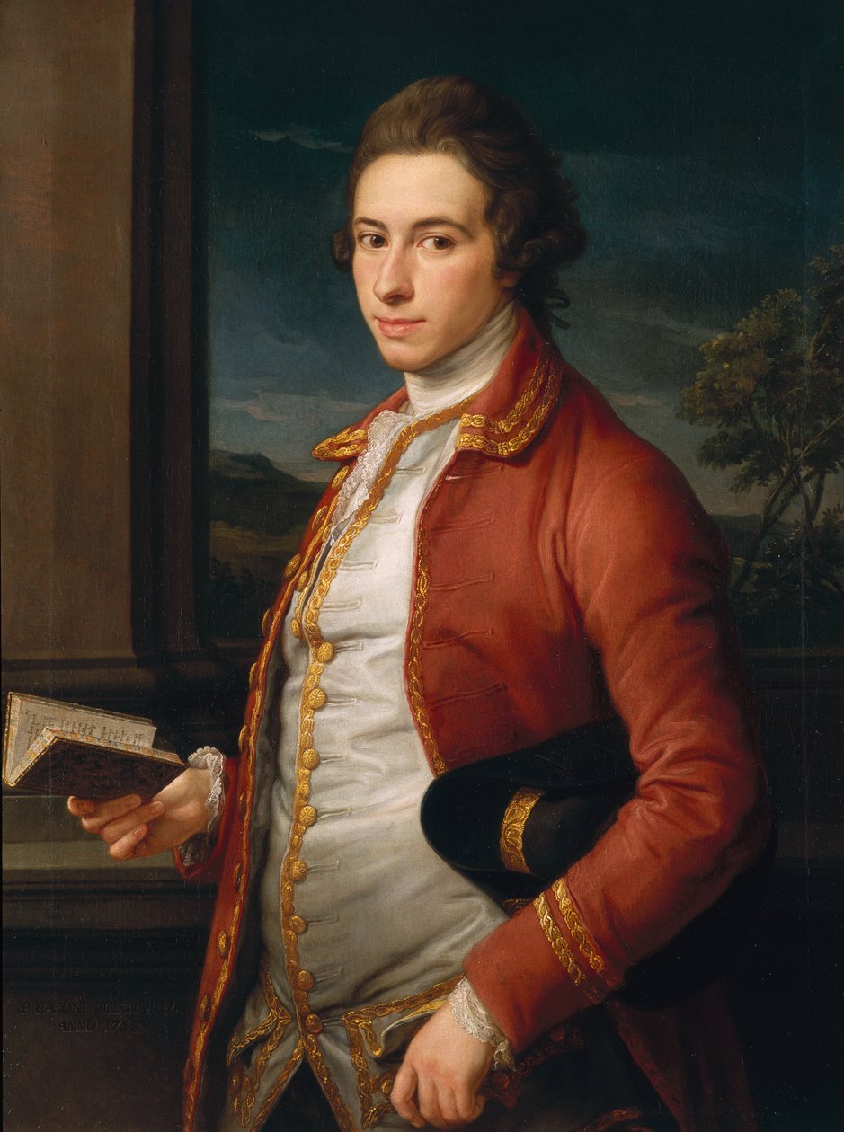 Sir William FitzHerbert (1748-91), Gentleman-Usher von König George III., 1768 von Pompeo Girolamo Batoni