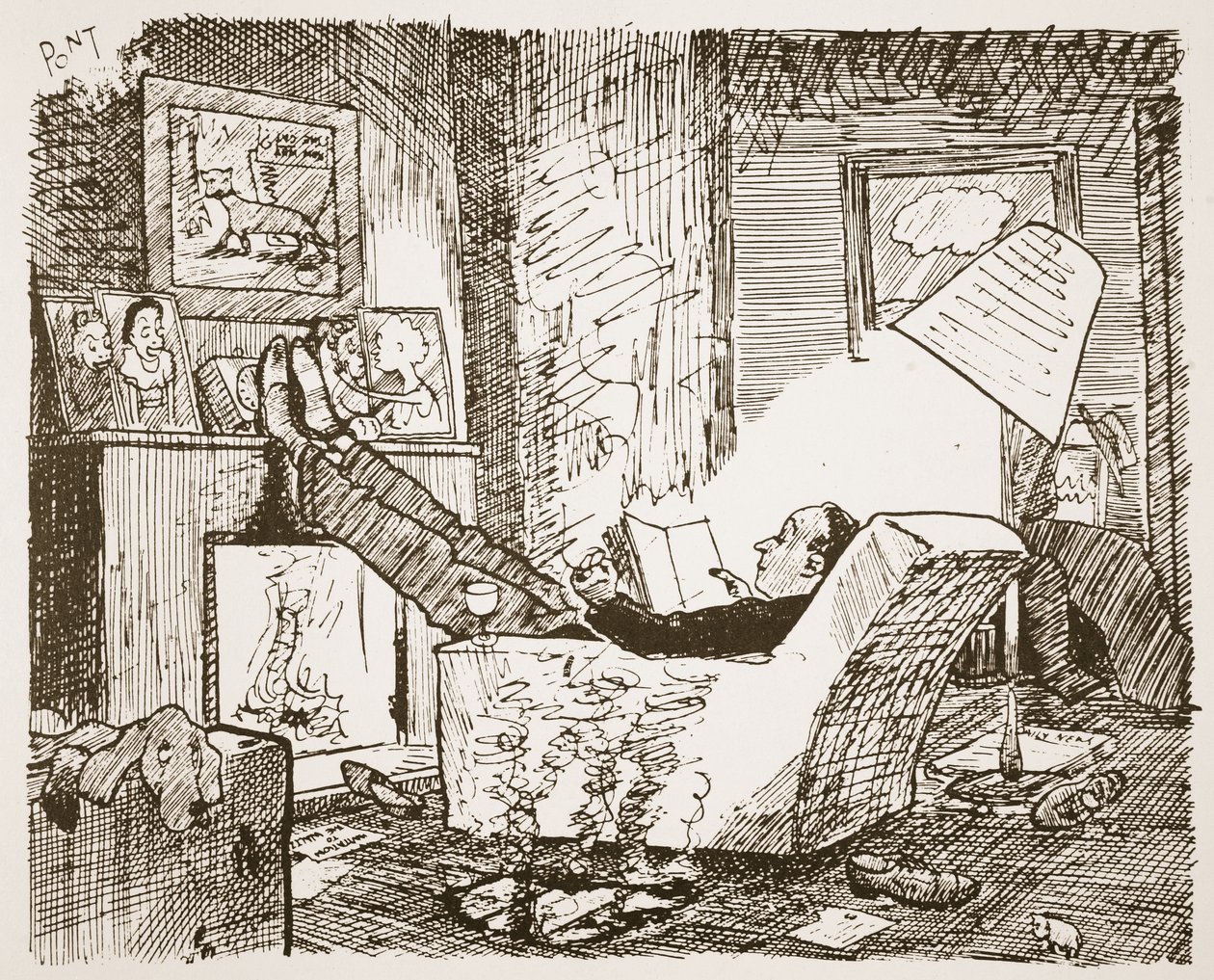 Der Junggeselle, Illustration aus 