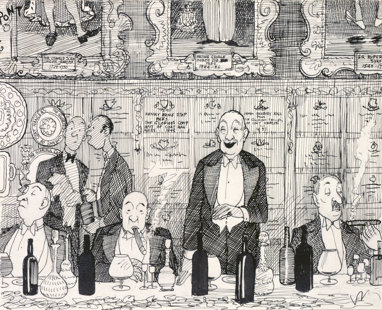 Vorliebe dafür, über unsere eigenen Anekdoten zu lachen, veröffentlicht in Punch, 10. Februar 1937 von Pont 1908 40 Pont 1908 40