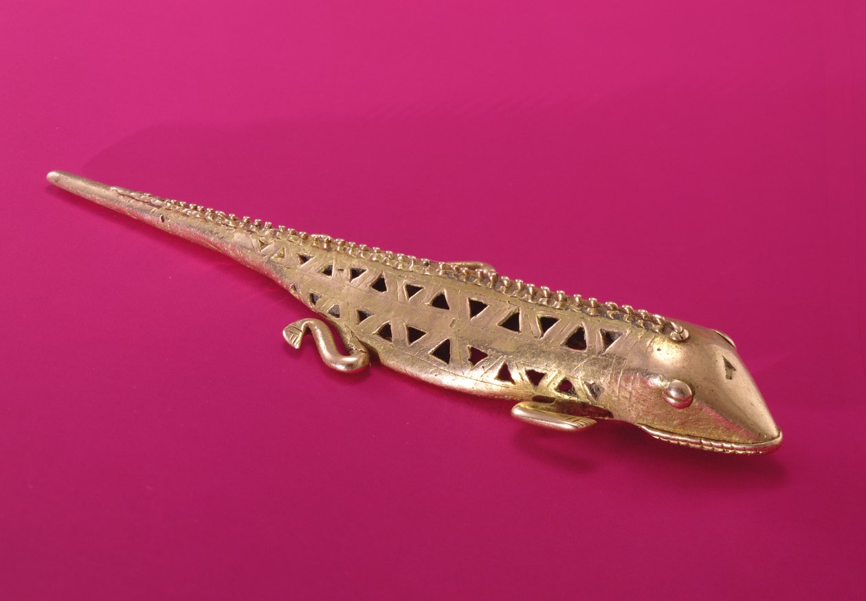 Eidechse, aus Kolumbien von Pre Columbian