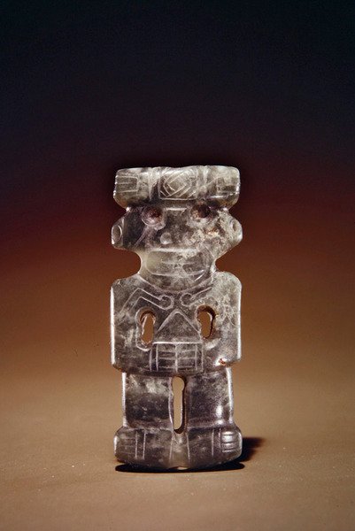 Figurenanhänger, aus Guacimo, Linea Vieja Gebiet von Pre Columbian Pre Columbian