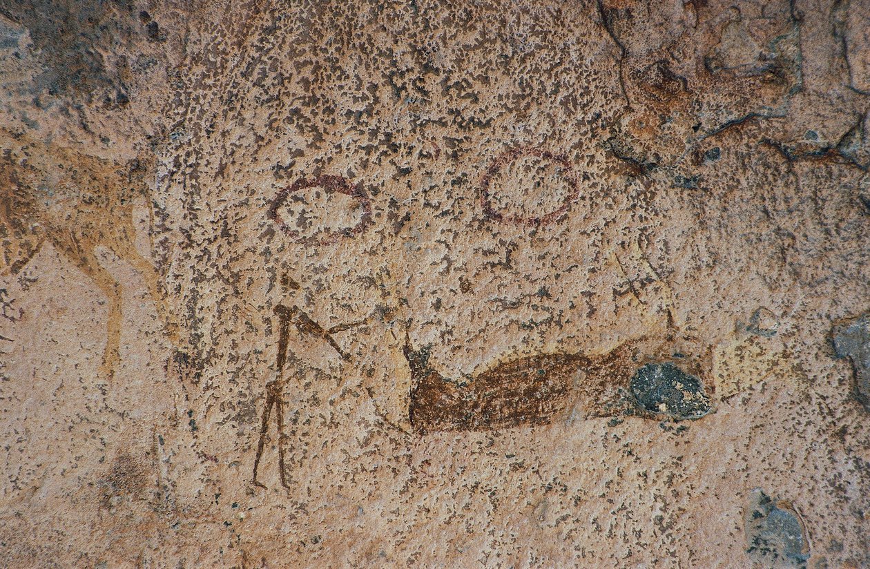 Menschliche Figuren (Höhlenmalerei) von Prehistoric Prehistoric
