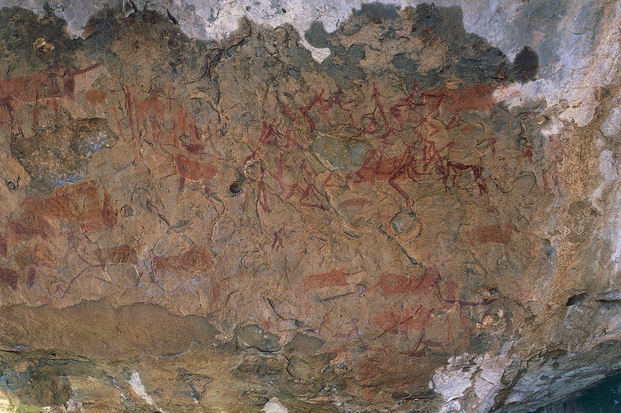Wilde Tiere (Höhlenmalerei) von Prehistoric Prehistoric
