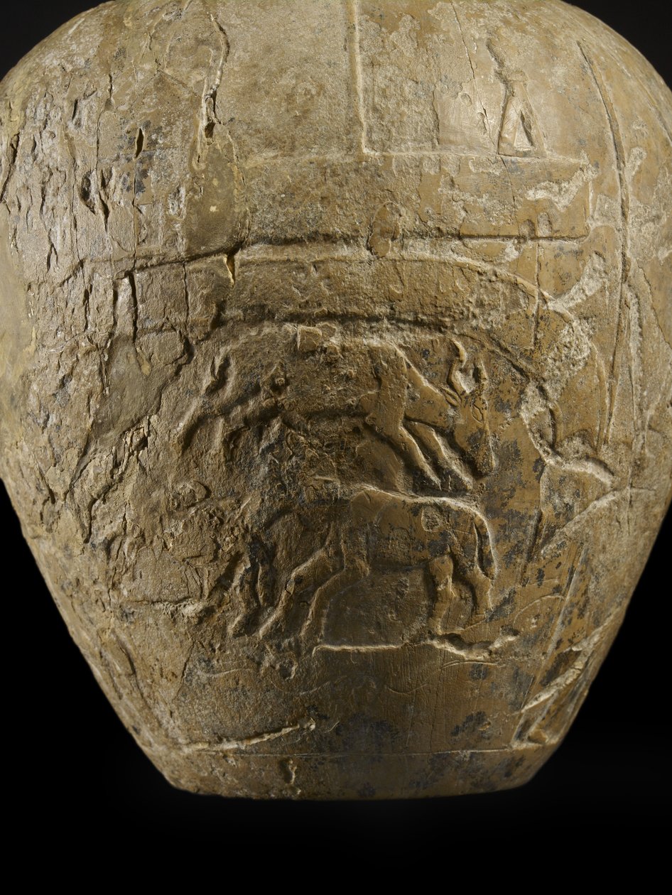 Streitkolbenkopf von Narmer von Protodynastic Period Egyptian