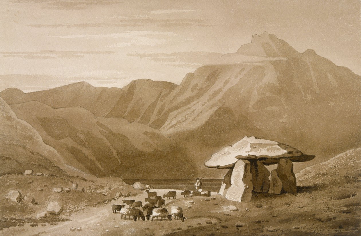 Cromlech bei Gwernvale von Pryce Carter Edwards
