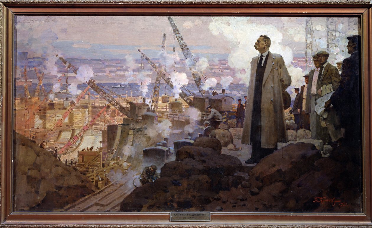 Maxim Gorki (1868-1936) von Pyotr Ivanovich Kotov