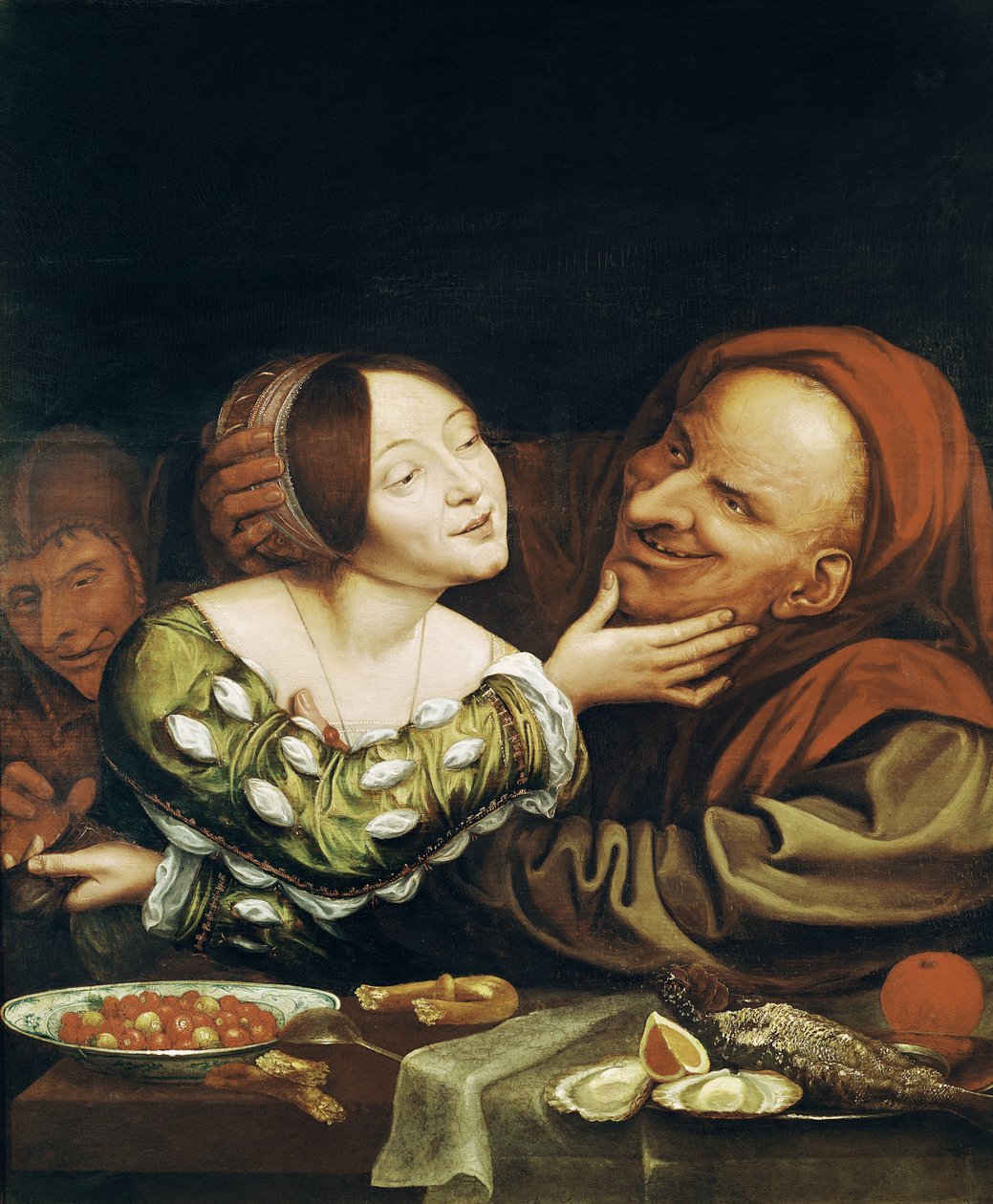 Ungleiche Liebe oder das ungleiche Paar von Quentin Massys or Metsys