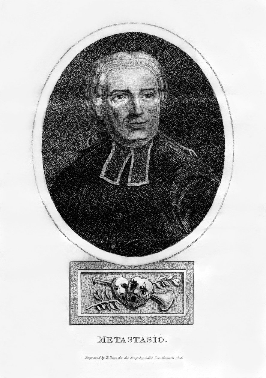 Metastasio, italienischer Dichter, 1816 von R. Page