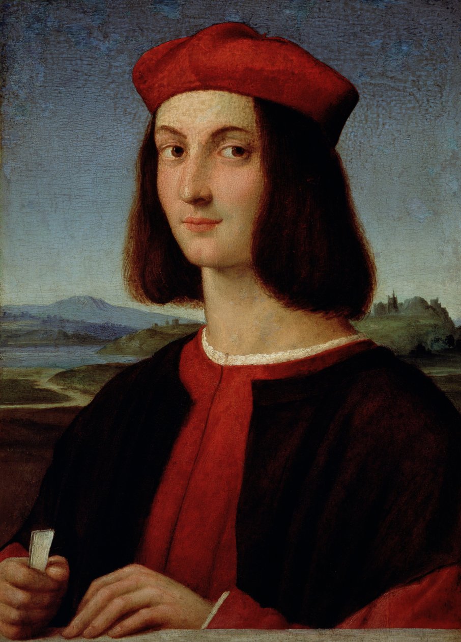 Porträt des jungen Pietro Bembo, 1504-6 von Raffaello Sanzio Raphael