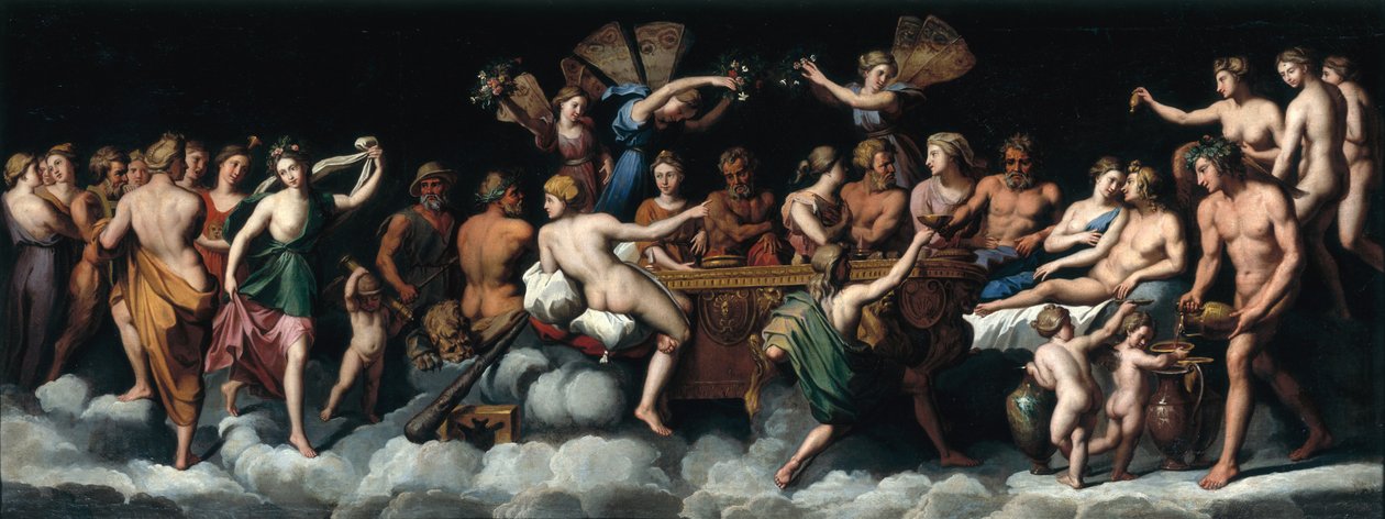 Das Bankett der Götter von Raffaello Sanzio Raphael