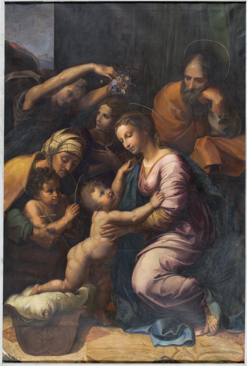 Heilige Familie von Franz I. von Raffaello Sanzio Raphael