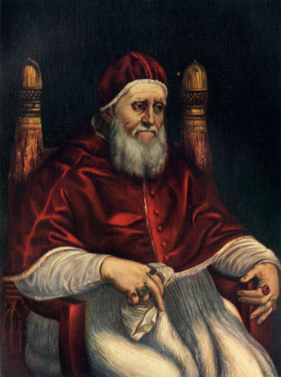 Papst Julius II., um 1512, um 1912 von Raffaello Sanzio Raphael