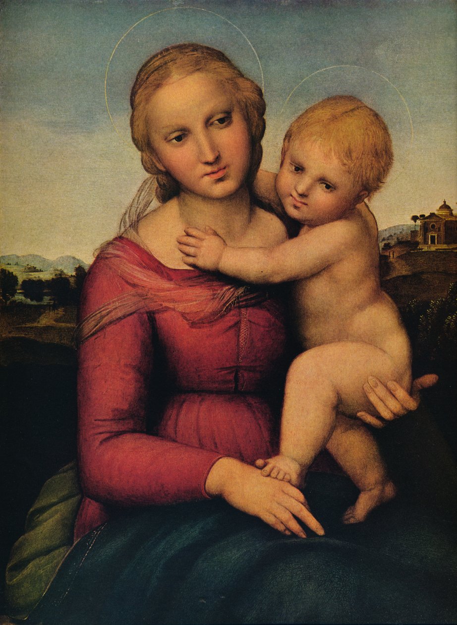 Die kleine Cowper-Madonna, 1505 von Raffaello Sanzio Raphael